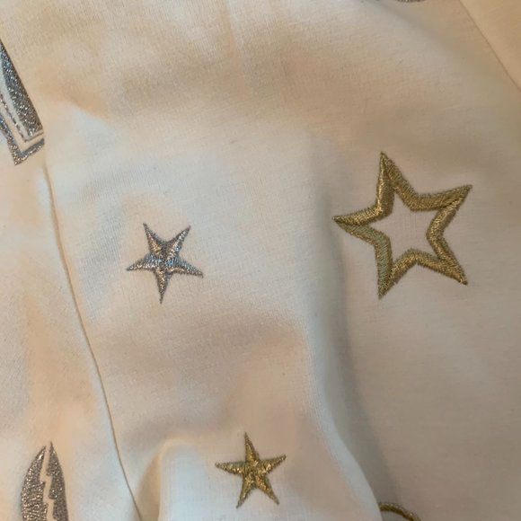 Vintage Kimi Collection cream cotton jacket with hearts size M excellent cond - Picture 14 of 15